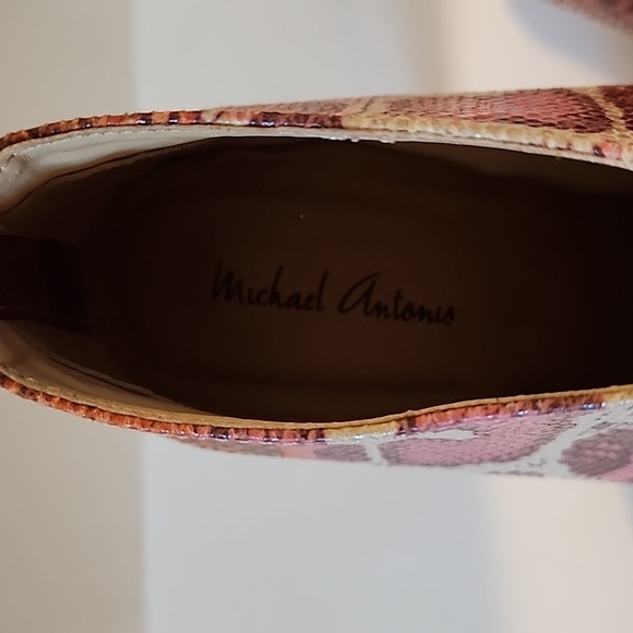 Michael Antonio Coral snake "Michel" size 6, heeled bootie shoe - Picture 4 of 8